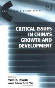 Critical issues in China's growth and development