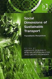 Social dimensions of sustainable transport : transatlantic perspectives