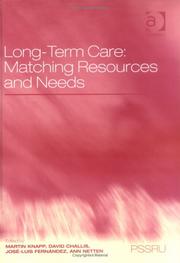 Long-term care : matching resources and needs