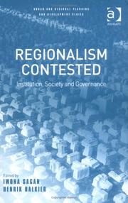 Regionalism contested : institution, society, and governance