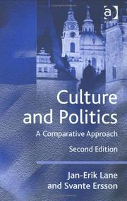 Culture and politics : a comparative approach