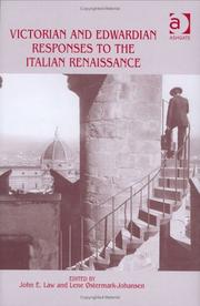 Cover of: Victorian and Edwardian reponses to the Italian Renaissance