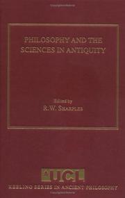 Philosophy and the sciences in antiquity