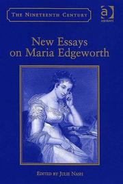 Cover of: New Essays on Maria Edgeworth