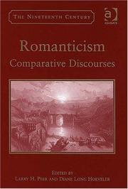 Cover of: Romanticism: comparative discourses