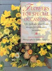 Cover of: Flowers for Special Occasions by Fiona Barnett