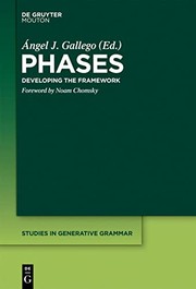 Cover of: Phases: developing the framework