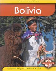 Cover of: Bolivia by Cynthia Fitterer Klingel