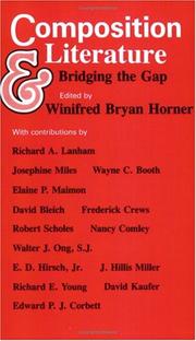 Cover of: Composition & literature: bridging the gap