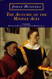 Cover of: The autumn of the Middle Ages by Johan Huizinga