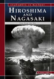 Cover of: Hiroshima and Nagasaki: fire from the sky