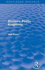 Cover of: Dryden's Poetic Kingdoms (Routledge Revivals)
