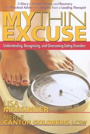 Cover of: My Thin Excuse: Understanding, Recognizing, And Overcoming Eating Disorders