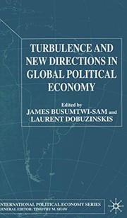 Cover of: Turbulence and new directions in global political economy