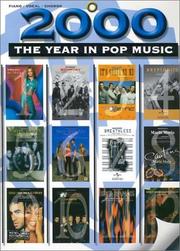 Cover of: 2000: The Year in Pop Music: Piano/Vocal/Chords