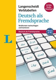 Cover of: Langenscheidt Verbtabellen Deutsch - German Verb Tables: Verbformen nachschlagen und trainieren