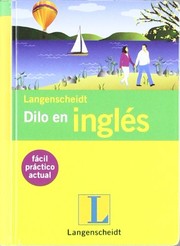 Cover of: Dilo en Inglés by K g langenscheidt