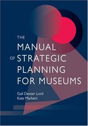 The manual of strategic planning for museums