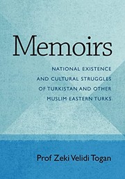 Memoirs by Ahmed Zeki Velidi Togan