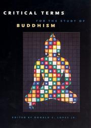 Cover of: Critical Terms for the Study of Buddhism (Buddhism and Modernity Series)