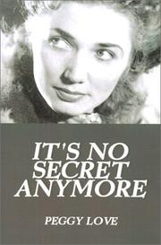 Cover of: It's No Secret Anymore