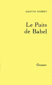 Cover of: Le puits de Babel
