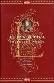 Cover of: Elizabeth I: collected works