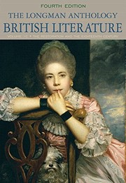 Cover of: Longman Anthology of British Literature, Volume 1C: Restoration and the Eighteenth Century Plus MyLiteratureLab --Access Card Package