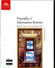 Principles of information systems : a managerial approach