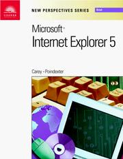 Cover of: New Perspectives on Microsoft Internet Explorer 5 - Brief