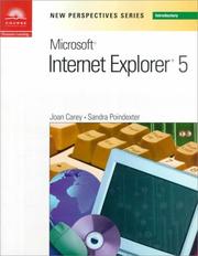 Cover of: New Perspectives on Microsoft Internet Explorer 5 - Introductory (New Perspectives Series)