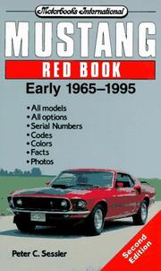 Cover of: Mustang red book: early 1965-1995