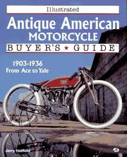 Cover of: Illustrated antique American motorcycle buyer's guide