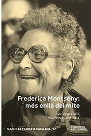 Cover of: Frederica Montseny. Més enllà del mite