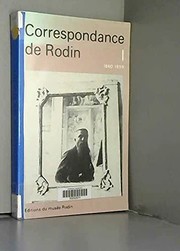Cover of: Correspondance de Rodin