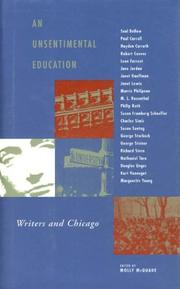 Cover of: An Unsentimental Education: Writers and Chicago