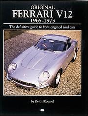 Cover of: Original Ferrari V12 1965-1973