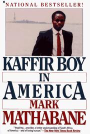 Cover of: Kaffir boy in America: an encounter with apartheid