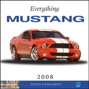 Cover of: Everything Mustang 2008 Calendar
