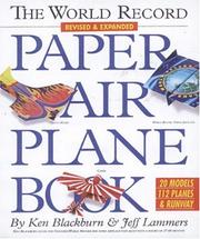 Cover of: The World Record Paper Airplane Book