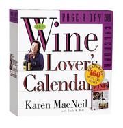 Cover of: The Wine Lover's Page-A-Day Calendar 2008 (Page-A-Day Calendars)