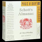 Cover of: Schott's Almanac Page-A-Day Calendar 2008