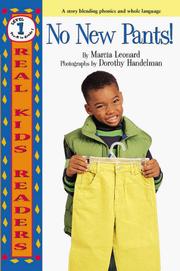 Cover of: No new pants! by Marcia Leonard