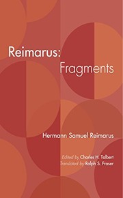 Cover of: Reimarus: Fragments