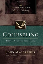 Cover of: Counseling by John MacArthur