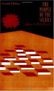 The people of the Sierra by Julian Alfred Pitt-Rivers