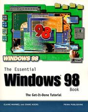 The essential Windows 98 book