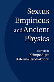 Cover of: Sextus Empiricus and Ancient Physics