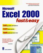 Excel 2000 : fast & easy