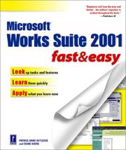 Microsoft works suite 2001 fast & easy